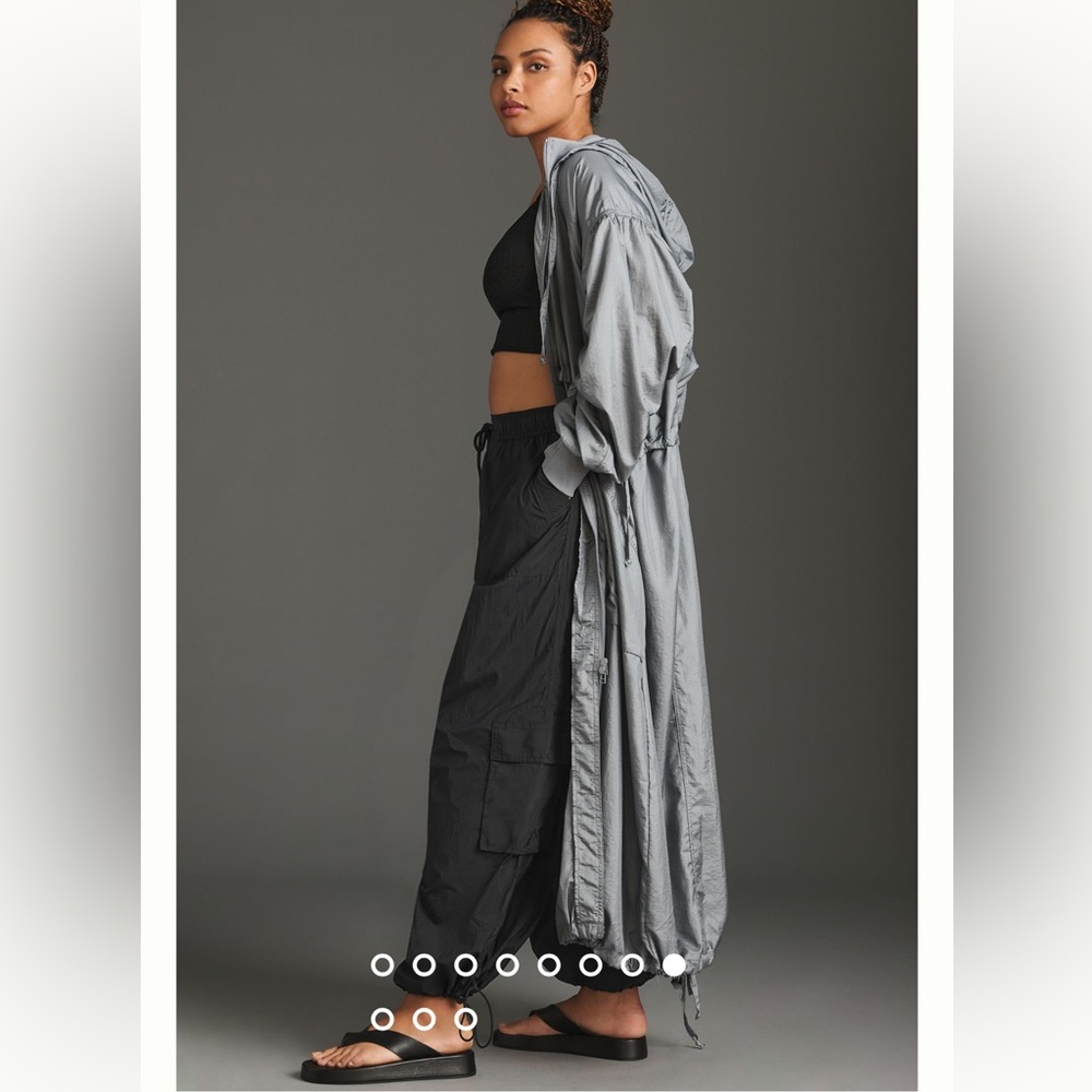 Anthropologie lightweight drawstring jacket - Picture 4 of 8